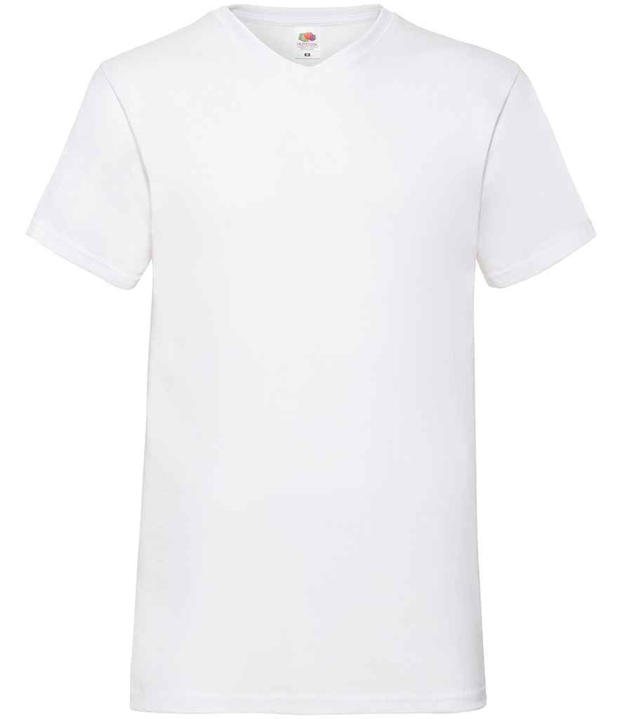 Fruit of the Loom SS7 White Front -  Ready to be Printed by Custard Workwear - Cheap Personalised and Customised Workwear in Nottinghamshire, Derbyshire and Leicestershire