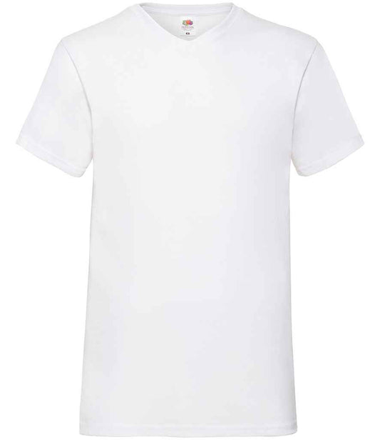 Fruit of the Loom SS7 White Front -  Ready to be Printed by Custard Workwear - Cheap Personalised and Customised Workwear in Nottinghamshire, Derbyshire and Leicestershire