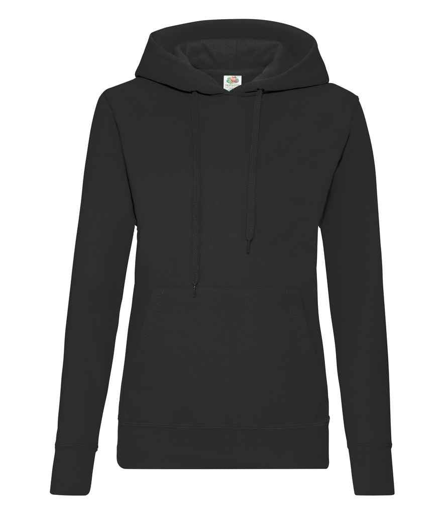 Fruit of the Loom SS801 Black Front -  Ready to be Embroidered and Printed by Custard Workwear - Cheap Personalised and Customised Workwear in Nottinghamshire, Derbyshire and Leicestershire
