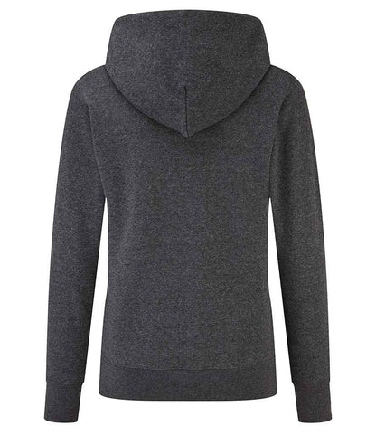 Fruit of the Loom SS801 Dark Heather Back -  Ready to be Embroidered and Printed by Custard Workwear - Cheap Personalised and Customised Workwear in Nottinghamshire, Derbyshire and Leicestershire