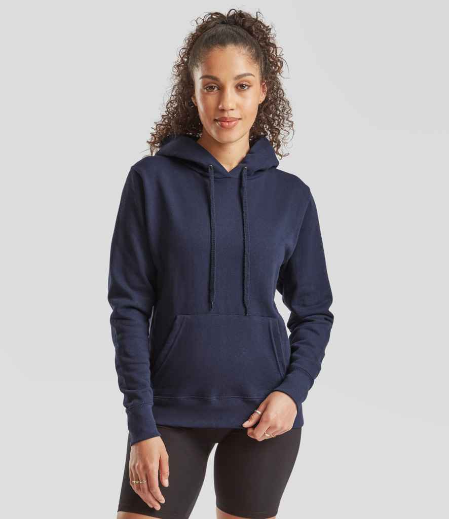 Fruit of the Loom SS801 Navy Model -  Ready to be Embroidered and Printed by Custard Workwear - Cheap Personalised and Customised Workwear in Nottinghamshire, Derbyshire and Leicestershire
