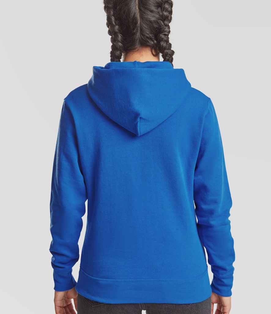 Fruit of the Loom SS801 Royal Blue Model -  Ready to be Embroidered and Printed by Custard Workwear - Cheap Personalised and Customised Workwear in Nottinghamshire, Derbyshire and Leicestershire