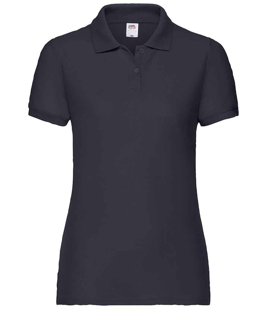 Fruit of the Loom SS86 Deep Navy Front -  Ready to be Embroidered and Printed by Custard Workwear - Cheap Personalised and Customised Workwear in Nottinghamshire, Derbyshire and Leicestershire