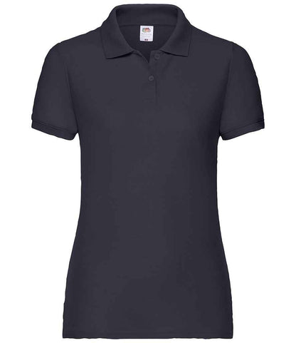 Fruit of the Loom SS86 Deep Navy Front -  Ready to be Embroidered and Printed by Custard Workwear - Cheap Personalised and Customised Workwear in Nottinghamshire, Derbyshire and Leicestershire