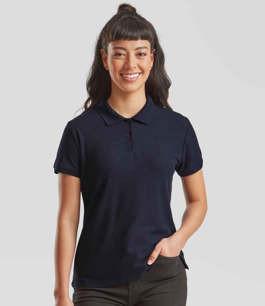 Fruit of the Loom SS86 Deep Navy Model -  Ready to be Embroidered and Printed by Custard Workwear - Cheap Personalised and Customised Workwear in Nottinghamshire, Derbyshire and Leicestershire