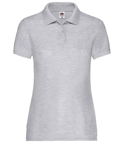 Fruit of the Loom SS86 Heather Grey Front -  Ready to be Embroidered and Printed by Custard Workwear - Cheap Personalised and Customised Workwear in Nottinghamshire, Derbyshire and Leicestershire