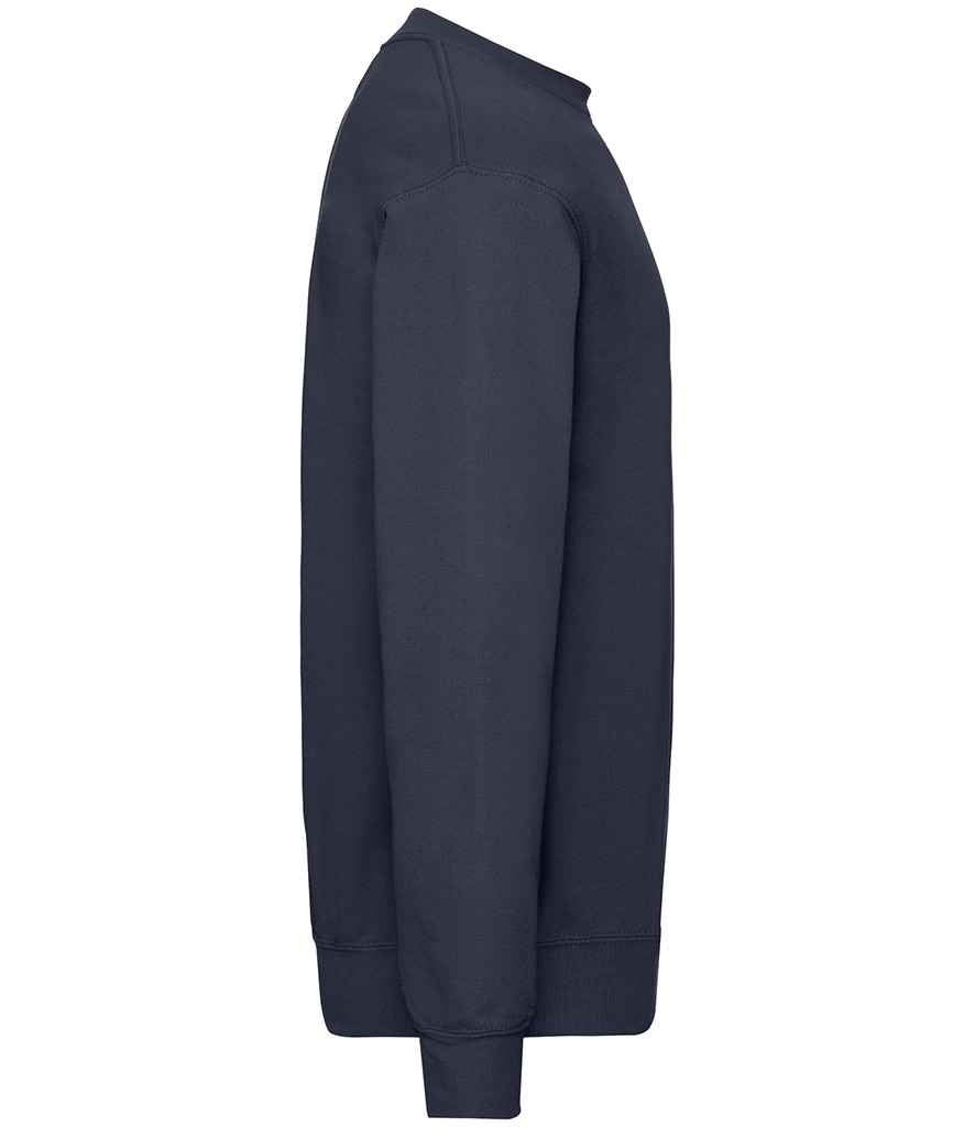 Fruit of the Loom SS9 Deep Navy Right -  Ready to be Embroidered and Printed by Custard Workwear - Cheap Personalised and Customised Workwear in Nottinghamshire, Derbyshire and Leicestershire