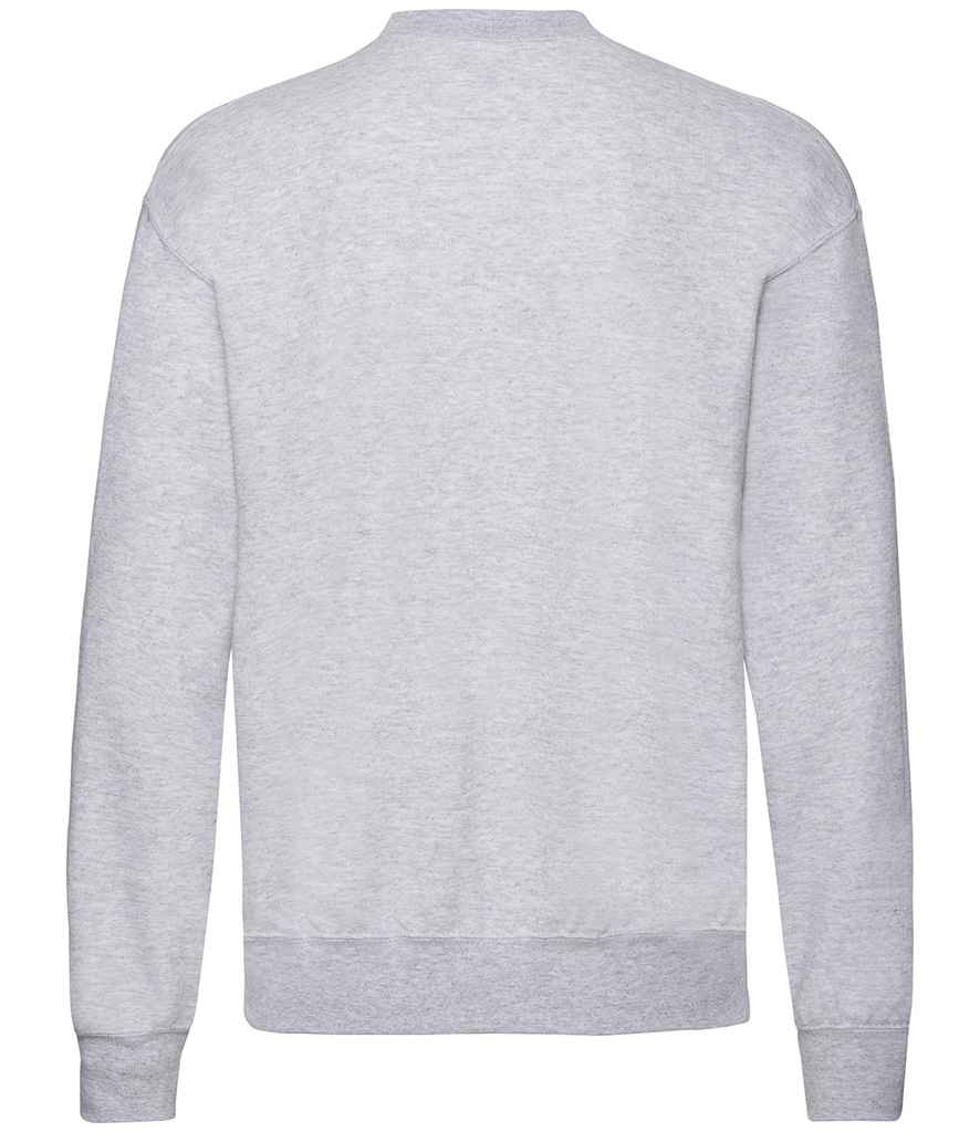 Fruit of the Loom SS9 Heather Grey Back -  Ready to be Embroidered and Printed by Custard Workwear - Cheap Personalised and Customised Workwear in Nottinghamshire, Derbyshire and Leicestershire