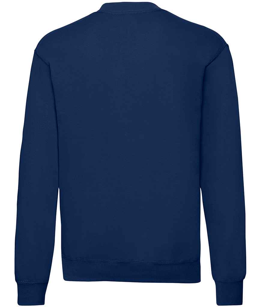 Fruit of the Loom SS9 Navy Back -  Ready to be Embroidered and Printed by Custard Workwear - Cheap Personalised and Customised Workwear in Nottinghamshire, Derbyshire and Leicestershire
