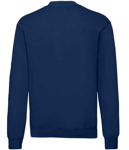 Fruit of the Loom SS9 Navy Back -  Ready to be Embroidered and Printed by Custard Workwear - Cheap Personalised and Customised Workwear in Nottinghamshire, Derbyshire and Leicestershire