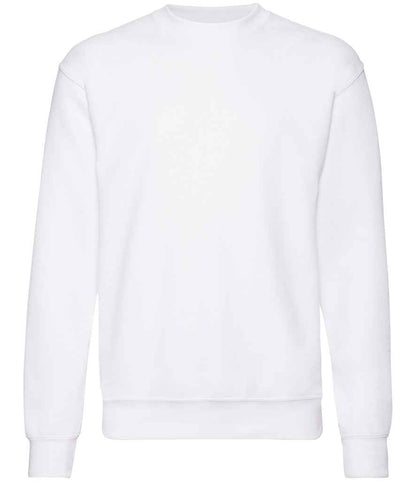 Fruit of the Loom SS9 White Front -  Ready to be Embroidered and Printed by Custard Workwear - Cheap Personalised and Customised Workwear in Nottinghamshire, Derbyshire and Leicestershire