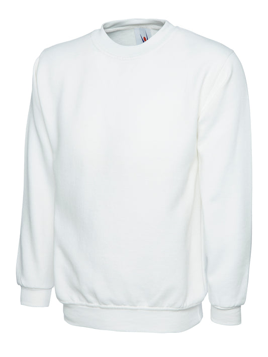 UX7 - Budget Children's Sweatshirt | White