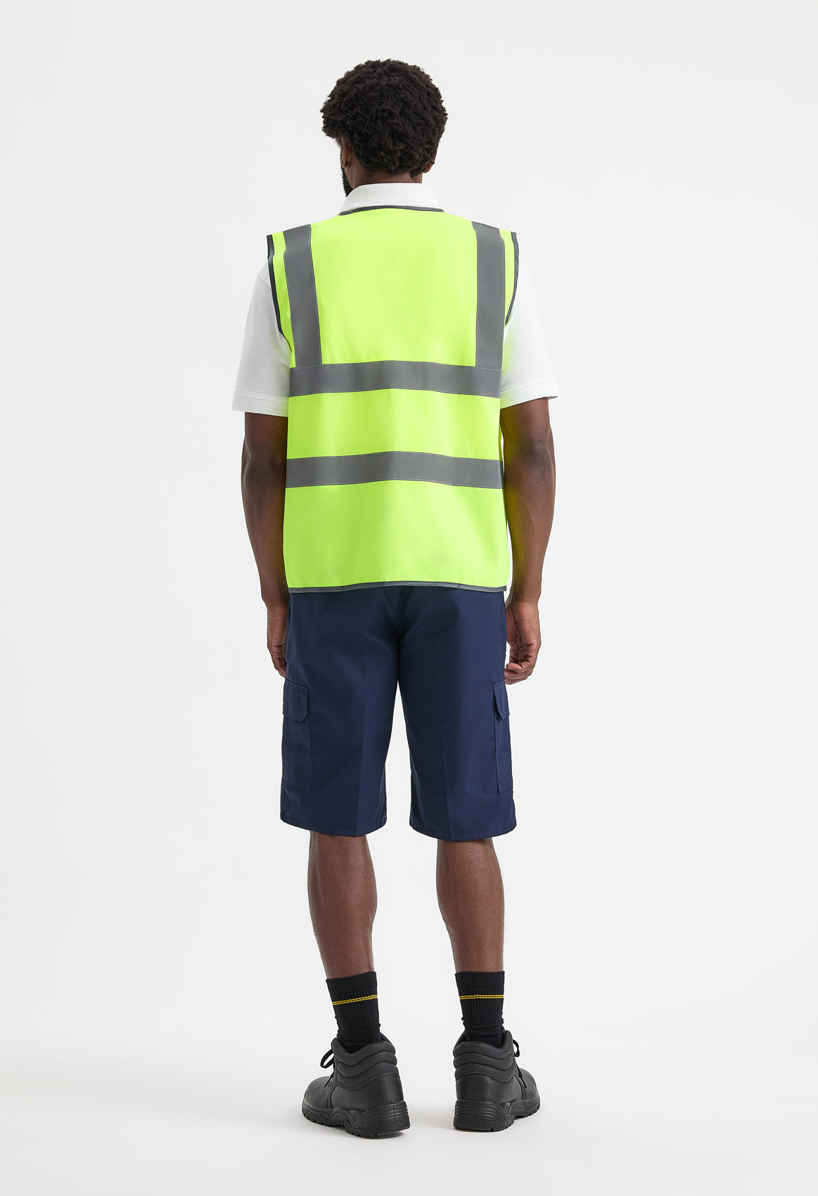 Uneek UC801 - Hi-Vis Vest Ready to be Printed by Custard Workwear - Cheap Personalised and Customised Workwear in Nottinghamshire, Derbyshire and Leicestershire