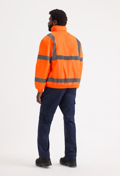 Uneek UC804 - Hi-Vis Jacket Ready to be Embroidered and Printed by Custard Workwear - Cheap Personalised and Customised Workwear in Nottinghamshire, Derbyshire and Leicestershire