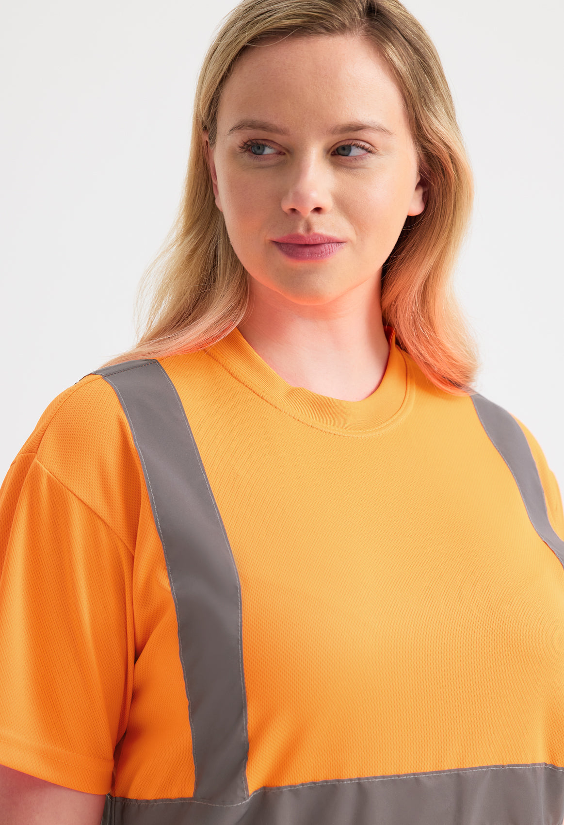 Uneek UC810 - Hi-Vis T-Shirt Ready to be Printed by Custard Workwear - Cheap Personalised and Customised Workwear in Nottinghamshire, Derbyshire and Leicestershire