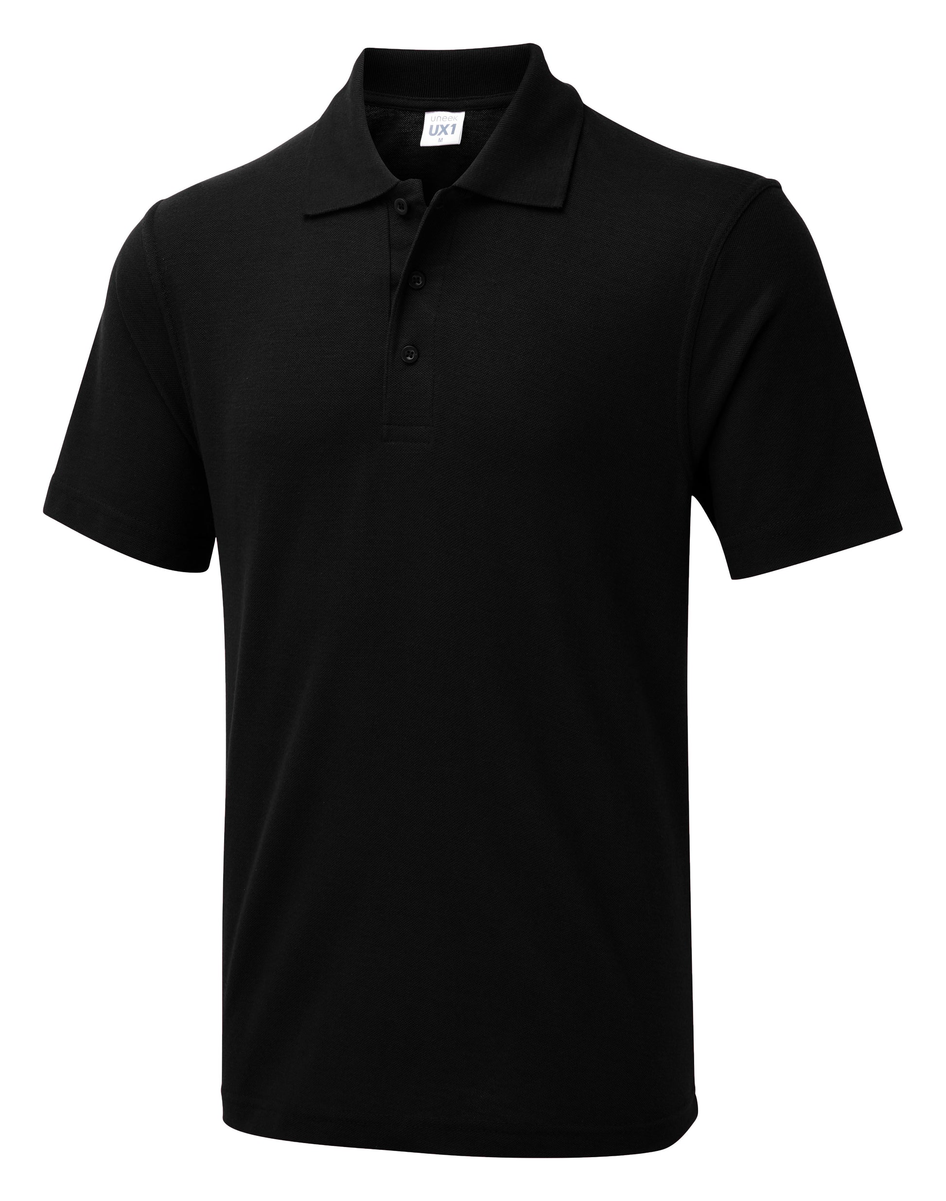 Uneek UX1 - Polo Shirt Ready to be Embroidered and Printed by Custard Workwear - Cheap Personalised and Customised Workwear in Nottinghamshire, Derbyshire and Leicestershire