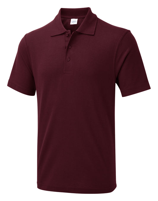 Uneek UX1 - Polo Shirt Ready to be Embroidered and Printed by Custard Workwear - Cheap Personalised and Customised Workwear in Nottinghamshire, Derbyshire and Leicestershire