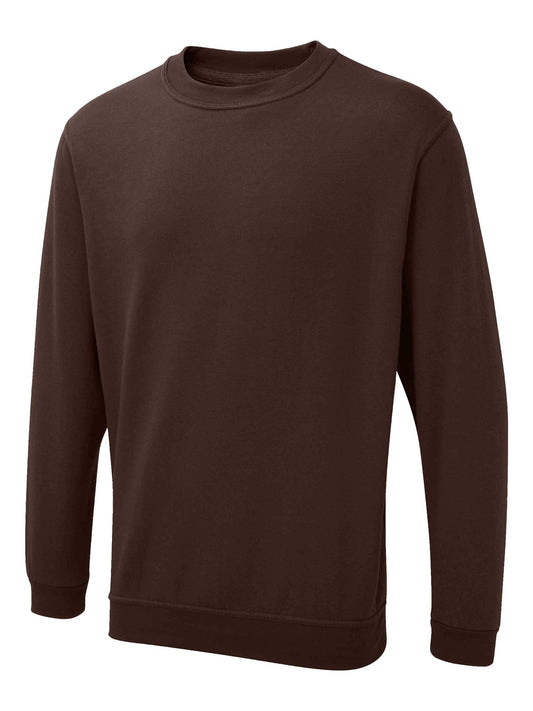 Uneek UX3 - Sweatshirt Ready to be Embroidered and Printed by Custard Workwear - Cheap Personalised and Customised Workwear in Nottinghamshire, Derbyshire and Leicestershire