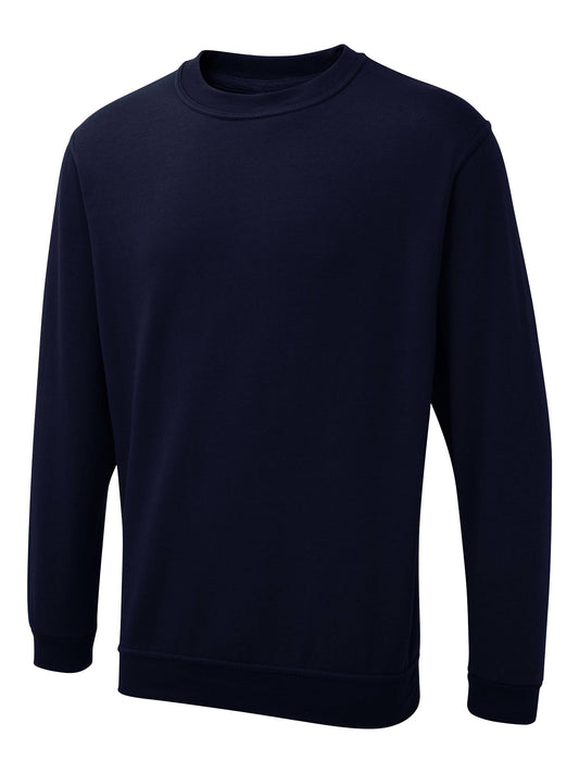 Uneek UX3 - Sweatshirt Ready to be Embroidered and Printed by Custard Workwear - Cheap Personalised and Customised Workwear in Nottinghamshire, Derbyshire and Leicestershire