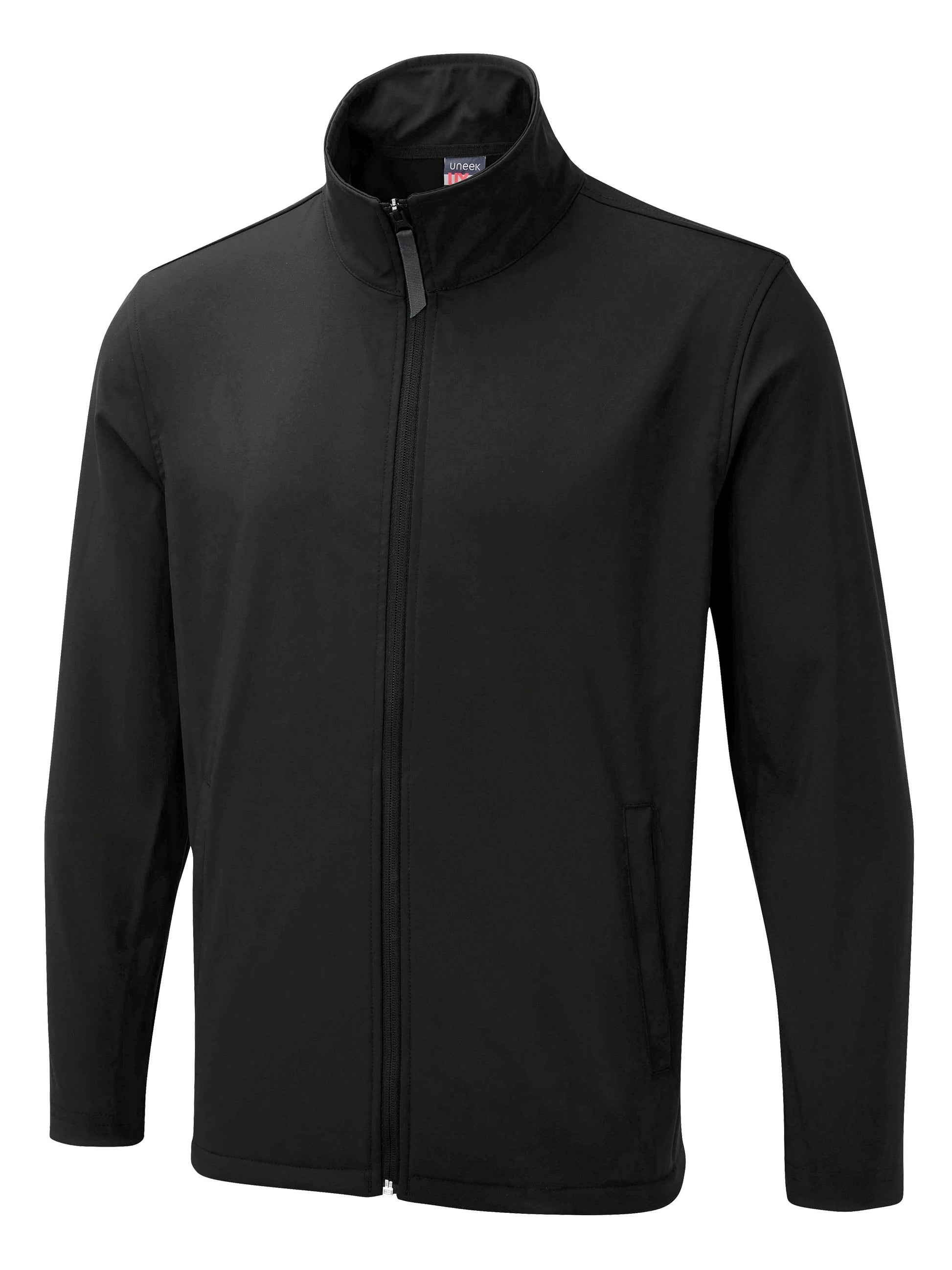 Uneek UX10 - Soft Shell Jacket Ready to be Embroidered and Printed by Custard Workwear - Cheap Personalised and Customised Workwear in Nottinghamshire, Derbyshire and Leicestershire