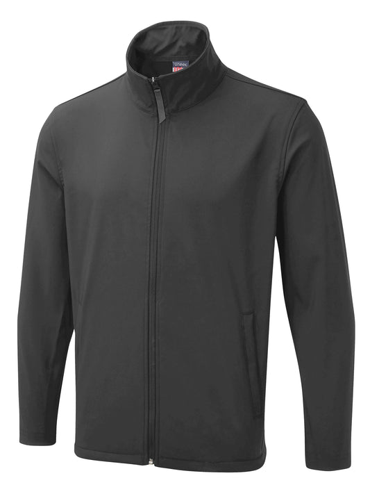 Uneek UX10 - Soft Shell Jacket Ready to be Embroidered and Printed by Custard Workwear - Cheap Personalised and Customised Workwear in Nottinghamshire, Derbyshire and Leicestershire