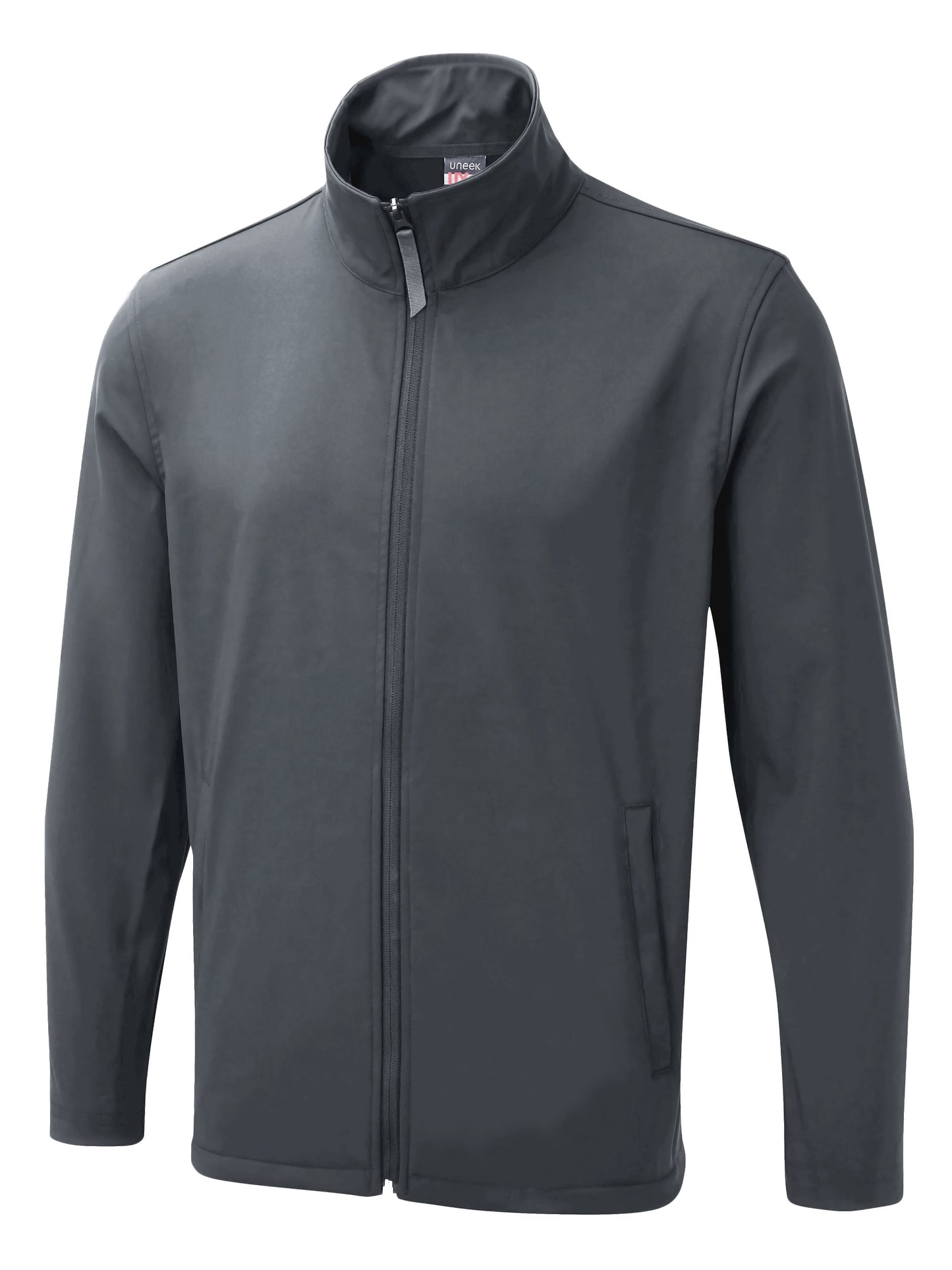 Uneek UX10 - Soft Shell Jacket Ready to be Embroidered and Printed by Custard Workwear - Cheap Personalised and Customised Workwear in Nottinghamshire, Derbyshire and Leicestershire