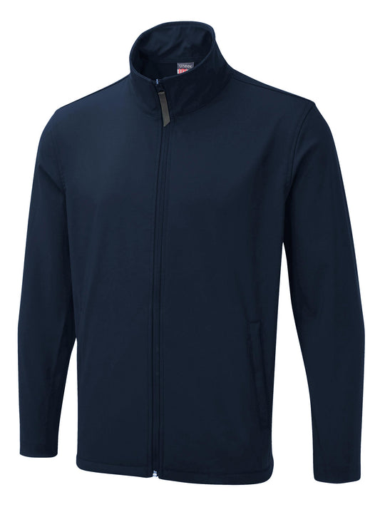 Uneek UX10 - Soft Shell Jacket Ready to be Embroidered and Printed by Custard Workwear - Cheap Personalised and Customised Workwear in Nottinghamshire, Derbyshire and Leicestershire