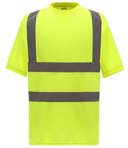 Yoko YK010 Yellow Front -  Ready to be Printed by Custard Workwear - Cheap Personalised and Customised Workwear in Nottinghamshire, Derbyshire and Leicestershire