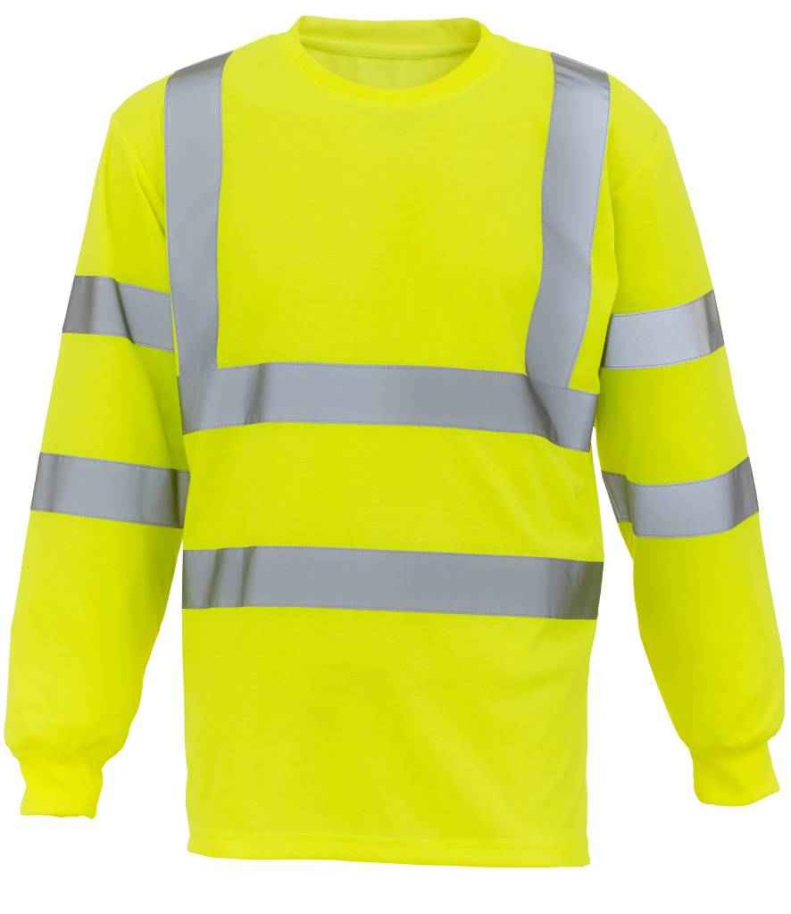 Yoko YK012 Yellow Front -  Ready to be Printed by Custard Workwear - Cheap Personalised and Customised Workwear in Nottinghamshire, Derbyshire and Leicestershire
