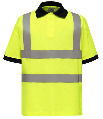 Yoko YK015 Yellow Front -  Ready to be Embroidered and Printed by Custard Workwear - Cheap Personalised and Customised Workwear in Nottinghamshire, Derbyshire and Leicestershire
