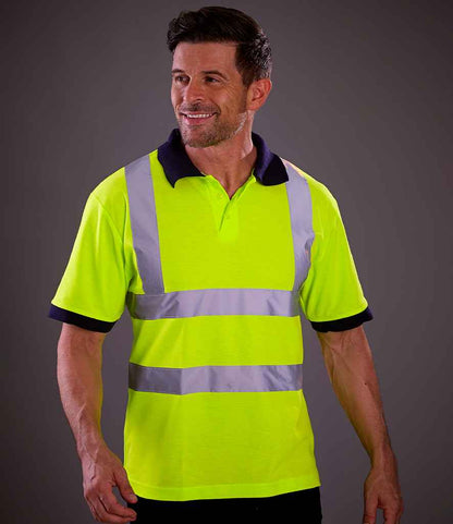 Yoko YK015 Yellow Model -  Ready to be Embroidered and Printed by Custard Workwear - Cheap Personalised and Customised Workwear in Nottinghamshire, Derbyshire and Leicestershire