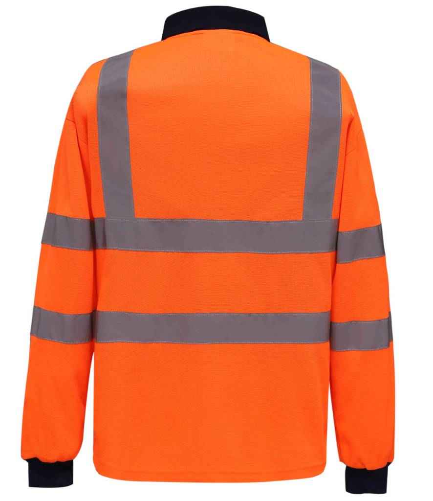Yoko YK016 Orange Back -  Ready to be Embroidered and Printed by Custard Workwear - Cheap Personalised and Customised Workwear in Nottinghamshire, Derbyshire and Leicestershire
