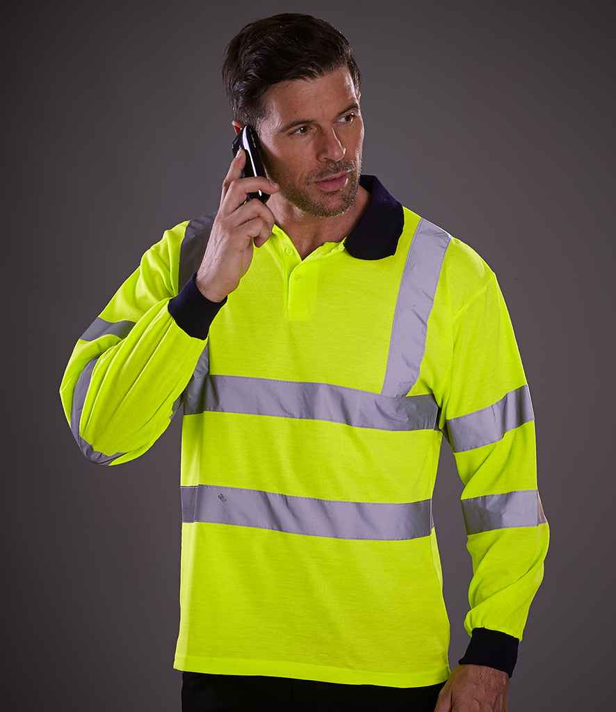 Yoko YK016 Yellow Model -  Ready to be Embroidered and Printed by Custard Workwear - Cheap Personalised and Customised Workwear in Nottinghamshire, Derbyshire and Leicestershire