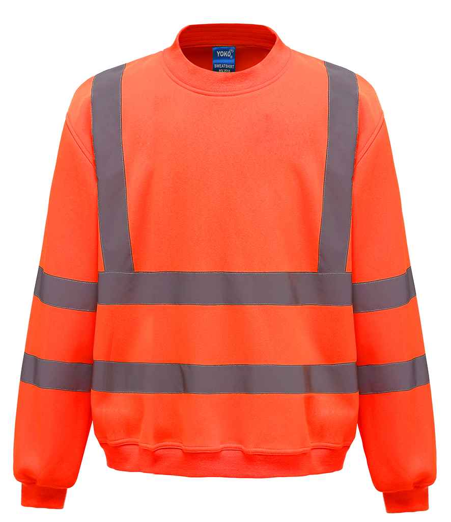 Yoko YK030 Orange Front -  Ready to be Embroidered and Printed by Custard Workwear - Cheap Personalised and Customised Workwear in Nottinghamshire, Derbyshire and Leicestershire
