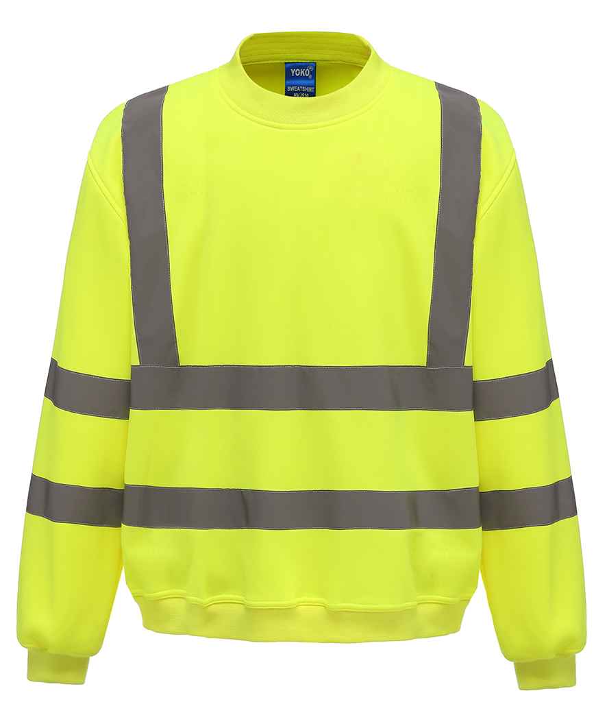 Yoko YK030 Yellow Front -  Ready to be Embroidered and Printed by Custard Workwear - Cheap Personalised and Customised Workwear in Nottinghamshire, Derbyshire and Leicestershire