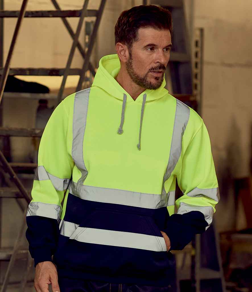 Yoko YK031 Yellow/Navy Model -  Ready to be Embroidered and Printed by Custard Workwear - Cheap Personalised and Customised Workwear in Nottinghamshire, Derbyshire and Leicestershire