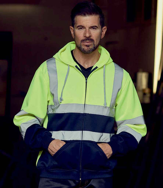Yoko YK032 Yellow/Navy Model -  Ready to be Embroidered and Printed by Custard Workwear - Cheap Personalised and Customised Workwear in Nottinghamshire, Derbyshire and Leicestershire