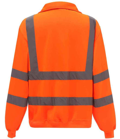 Yoko YK033 Orange Back -  Ready to be Embroidered and Printed by Custard Workwear - Cheap Personalised and Customised Workwear in Nottinghamshire, Derbyshire and Leicestershire