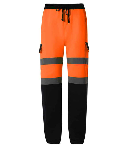 Yoko YK034 Orange/Navy Front -  Ready to be Printed by Custard Workwear - Cheap Personalised and Customised Workwear in Nottinghamshire, Derbyshire and Leicestershire