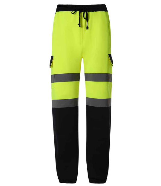 Yoko YK034 Yellow/Navy Front -  Ready to be Printed by Custard Workwear - Cheap Personalised and Customised Workwear in Nottinghamshire, Derbyshire and Leicestershire