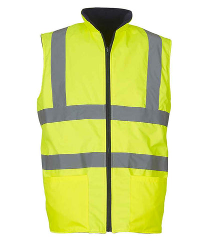 Yoko YK061 Yellow Front -  Ready to be Embroidered by Custard Workwear - Cheap Personalised and Customised Workwear in Nottinghamshire, Derbyshire and Leicestershire