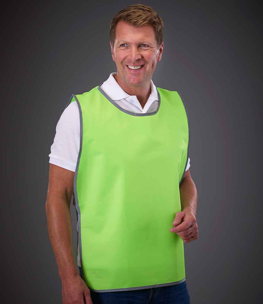 Yoko YK100 Lime Green Model -  Ready to be Printed by Custard Workwear - Cheap Personalised and Customised Workwear in Nottinghamshire, Derbyshire and Leicestershire