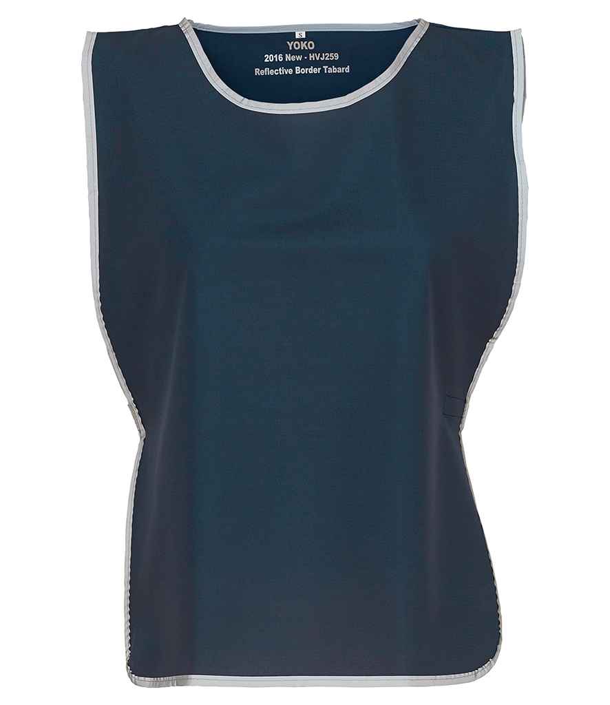 Yoko YK100 Navy Front -  Ready to be Printed by Custard Workwear - Cheap Personalised and Customised Workwear in Nottinghamshire, Derbyshire and Leicestershire