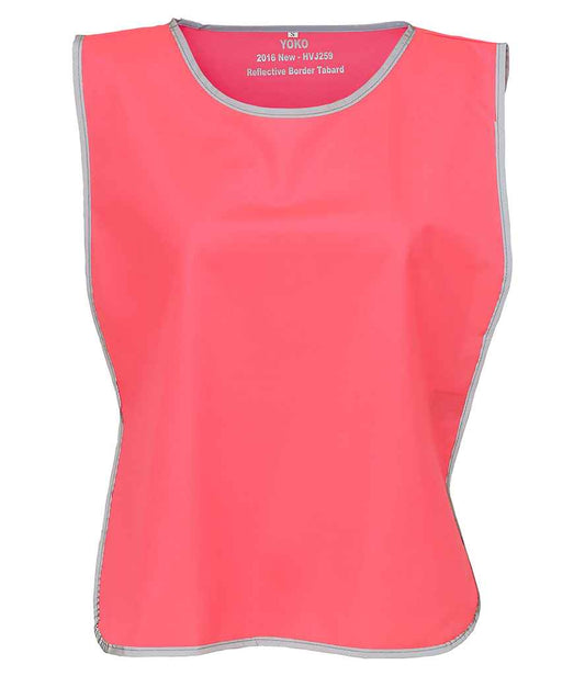 Yoko YK100 Pink Front -  Ready to be Printed by Custard Workwear - Cheap Personalised and Customised Workwear in Nottinghamshire, Derbyshire and Leicestershire