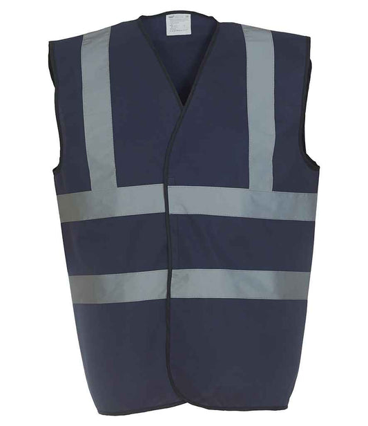 Yoko YK102 Navy Front -  Ready to be Printed by Custard Workwear - Cheap Personalised and Customised Workwear in Nottinghamshire, Derbyshire and Leicestershire