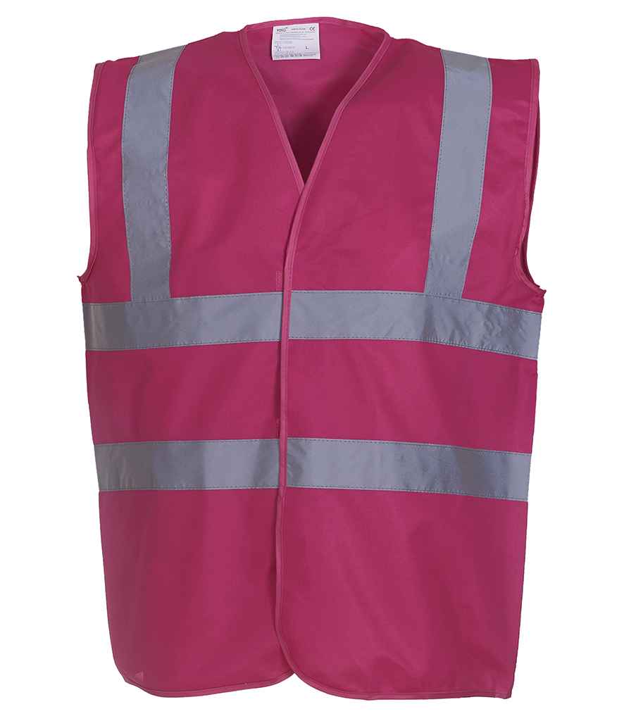 Yoko YK102 Raspberry Front -  Ready to be Printed by Custard Workwear - Cheap Personalised and Customised Workwear in Nottinghamshire, Derbyshire and Leicestershire
