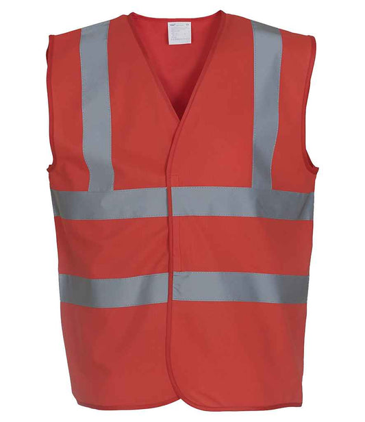 Yoko YK102 Red Front -  Ready to be Printed by Custard Workwear - Cheap Personalised and Customised Workwear in Nottinghamshire, Derbyshire and Leicestershire