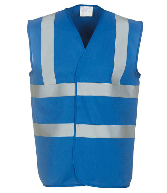 Yoko YK102 Royal Blue Front -  Ready to be Printed by Custard Workwear - Cheap Personalised and Customised Workwear in Nottinghamshire, Derbyshire and Leicestershire