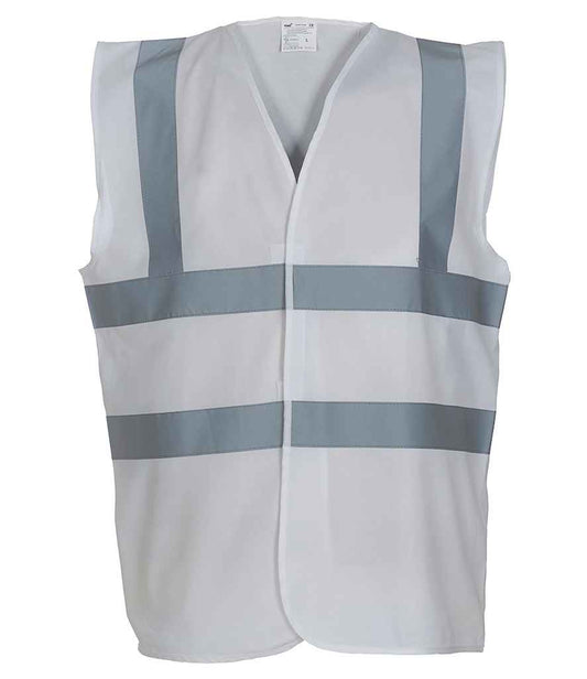 Yoko YK102 White Front -  Ready to be Printed by Custard Workwear - Cheap Personalised and Customised Workwear in Nottinghamshire, Derbyshire and Leicestershire