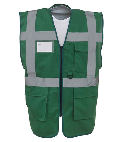 Yoko YK103 Paramedic Green Front -  Ready to be Printed by Custard Workwear - Cheap Personalised and Customised Workwear in Nottinghamshire, Derbyshire and Leicestershire